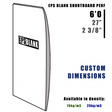 EPS BLANK Shortboard Perf