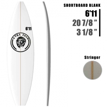 6'11" Shortboard XTRAFOAM