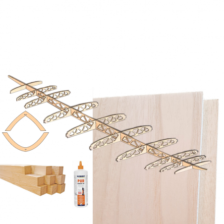 Kit Hollow Single Round Pin (Framekit + mesetas)