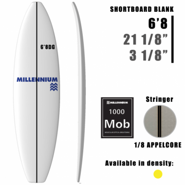 6'8DG Shortboard MILLENNIUM...