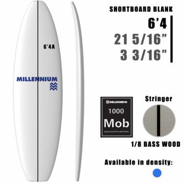 6'4A Shortboard MILLENNIUM...