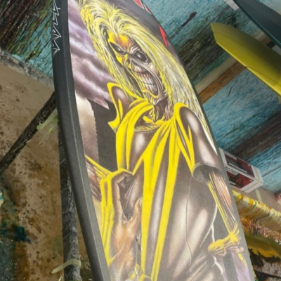UV ink printing on fiberglass