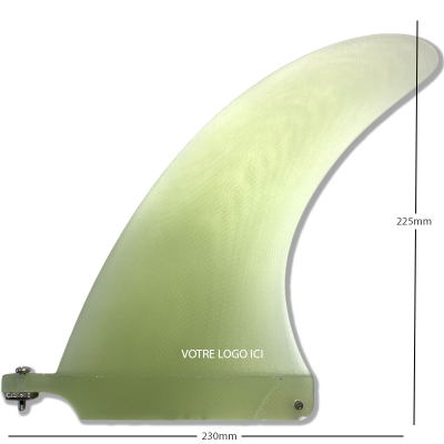 Longboard Single Fin Dolphin 8 - Clear Longboard Single Fin Dolphin 8 - Clear