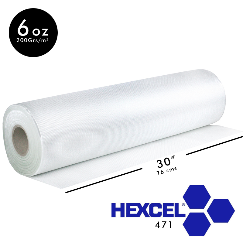 Fibre de verre Hexcel 471 6oz - 80cm largeur