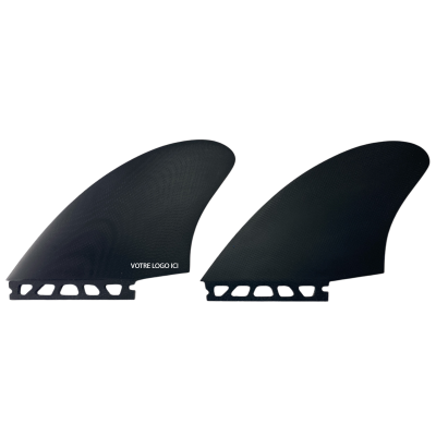 Dérives de surf Twin Fins FK2 - Dark Volan - système Futures Dérives de surf Twin Fins FK2 - Dark Volan - système Futures
