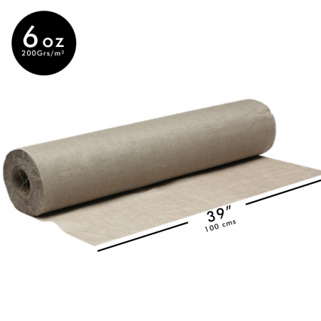 Fibre de lin Hexcel 6oz - 100cm largeur