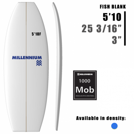 5'10F Fish MILLENNIUM 3/16 DARKWOOD