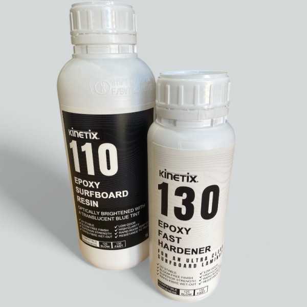 Kit de resina epoxi Kinetix 110 + endurecedor 1,5 L
