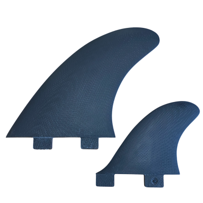 Quilla de surf para Fish Twin Fins MR 2+1 - Dark Volan - systema FCS