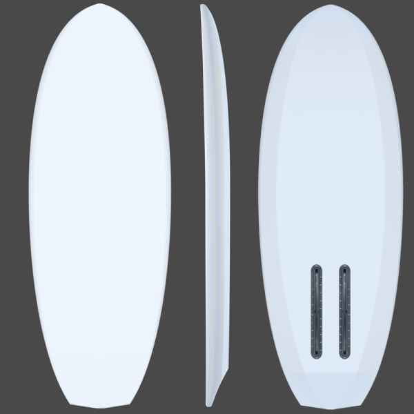 Preshape Surf Foil Shortboard