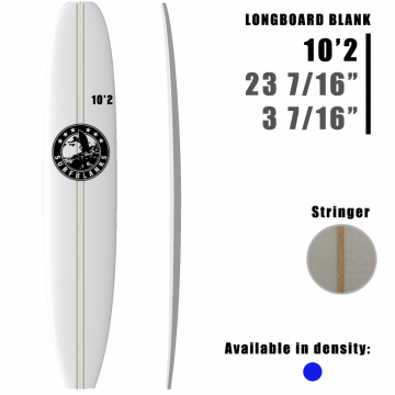 Pain de Mousse 10'2" Longboard SURFBLANKS Pain de Mousse 10'2" Longboard SURFBLANKS