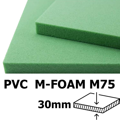 Espessura de PVC M-FOAM 30 mm