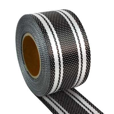 Bande de carbone - 65mm - 4 bandes