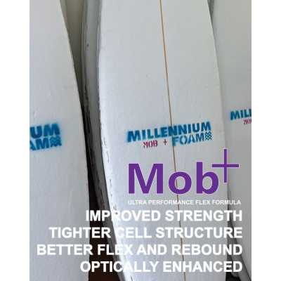 FOAM BLANK 6'2 F FIsh MILLENNIUM 3/16 darkwood