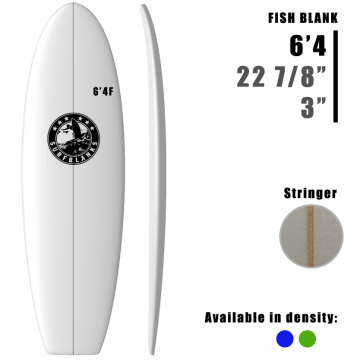 6'4" Fish SURFBLANKS
