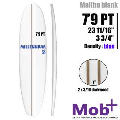 7'9 PT Mid lenght MILLENNIUM Double lattes 2x 3/16 darkwood