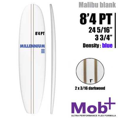 8'4 PT Mid lenght MILLENNIUM Double lattes 2 x 3/16 darkwood