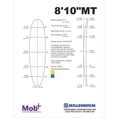8'10 MT Mid lenght MILLENNIUM double lattes 2x 3/16 darkwood @1 8'10 MT Mid lenght MILLENNIUM double lattes 2x 3/16 darkwood @1