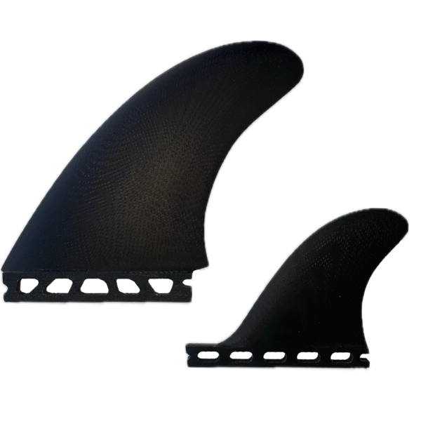 Quillas Twin Fin MR 2+1 - systema Futures black tint
