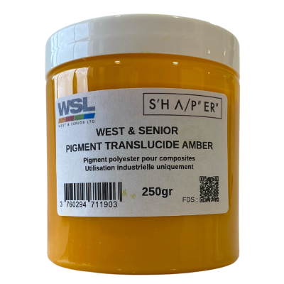 Pigmento âmbar translúcido 30 g da West & Senior
