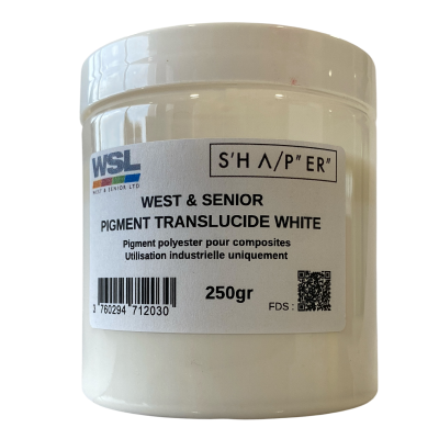 Pigment translucide White 250 g de West & Senior