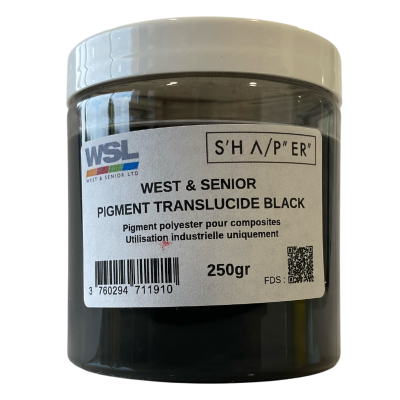 Translucent Pigment Black 250 g de West & Senior