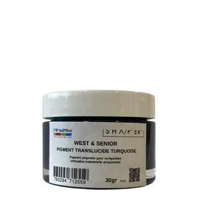 Translucent Turquoise Pigment 30g by West & Senior