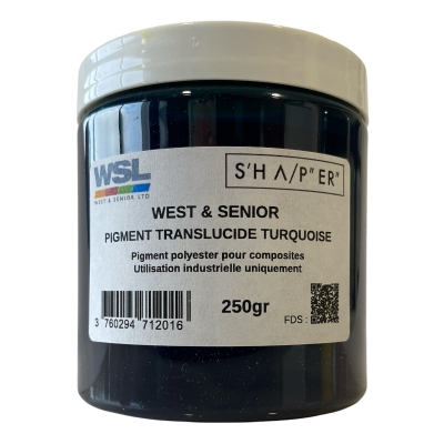 Pigment translucideTurquoise 250 g de West & Senior