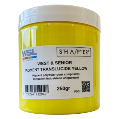 Pigment translucide Yellow 250 g de West & Senior
