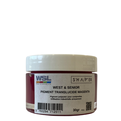 Pigment translucide Magenta 30 g de West & Senior