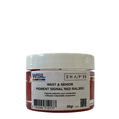 Pigment opaque Signal Red 30 g de West & Senior