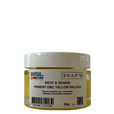 Pigment opaque Zinc Yellow 30 g de West & Senior
