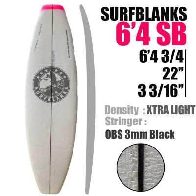 Pain de Mousse 6'4" Shortboard SURFBLANKS