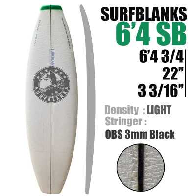 Pain de Mousse 6'4" Shortboard SURFBLANKS