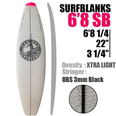 Pain de Mousse 6'8" Shortboard SURFBLANKS