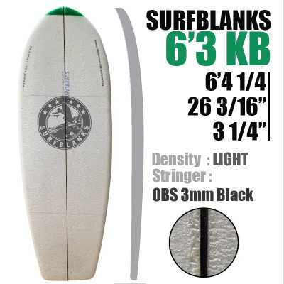 Pain de Mousse 6'3" Kneeboard SURFBLANKS