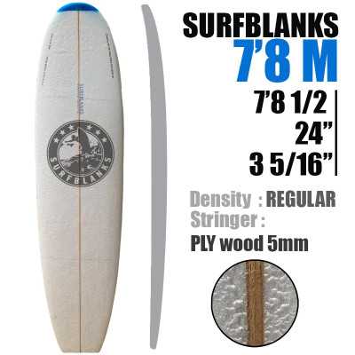 Pain de Mousse 7'8" Malibu SURFBLANKS