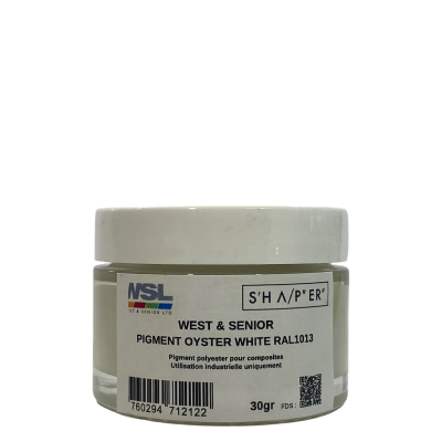 Pigment opaque OYSTER WHITE 30 g de West & Senior