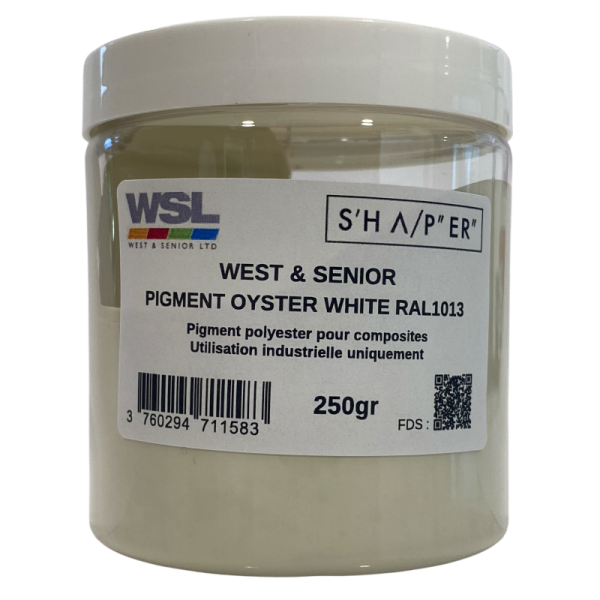 PIGMENTO OPACO BRANCO OSTRA RAL1013 - 250g