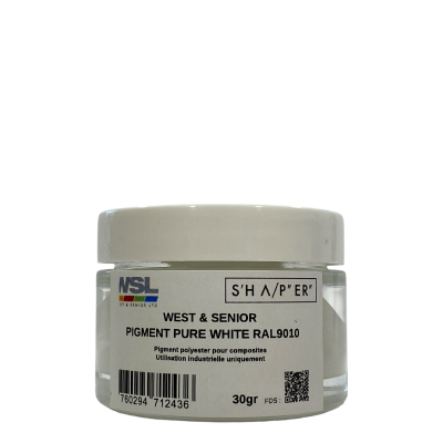Pigmento opaco Branco Puro 30 g da West & Senior