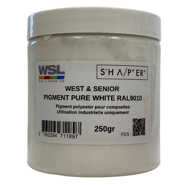 PIGMENT OPAQUE PURE WHITE RAL9010 - 250gr
