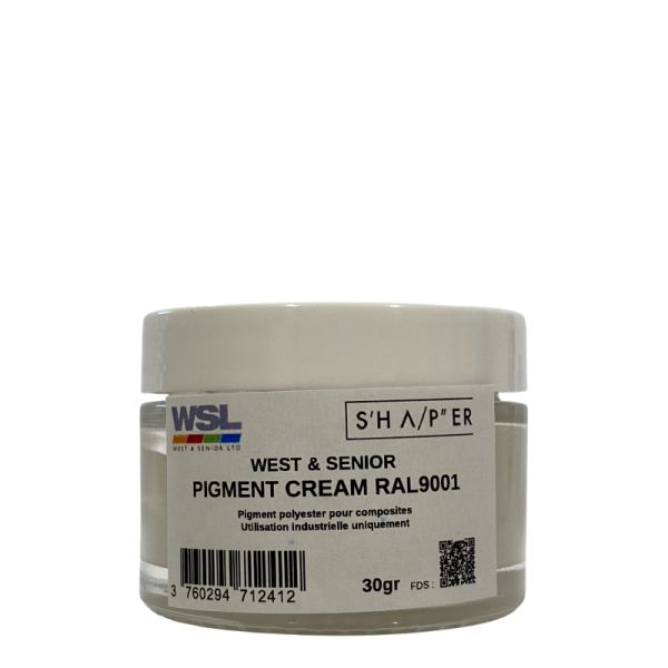 PIGMENT OPAQUE CREAM RAL9001 - 30gr