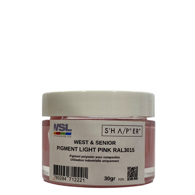 Pigment opaque Light Pink 30 g de West & Senior