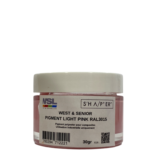 PIGMENTO ROSA CLARO OPACO RAL3015 - 30g