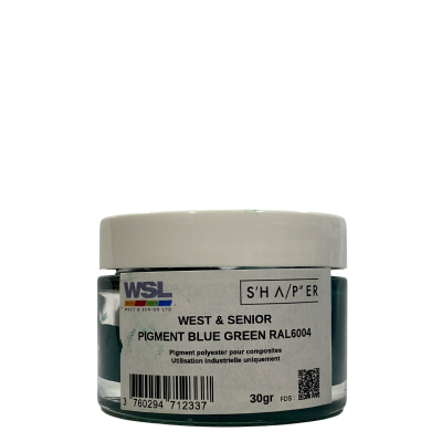 Pigmento opaco azul-esverdeado 30 g da West & Senior
