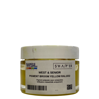 Pigmento opaco Amarillo escoba 30 g de West & Senior