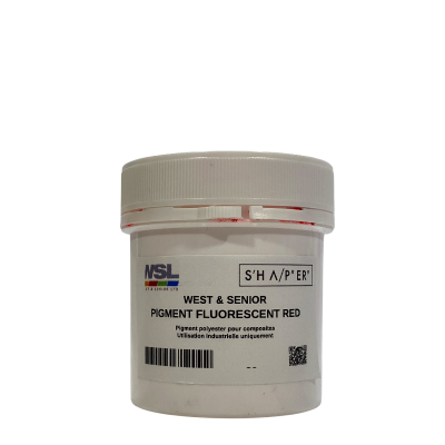 Pigment rouge fluorescent 30 g de West & Senior