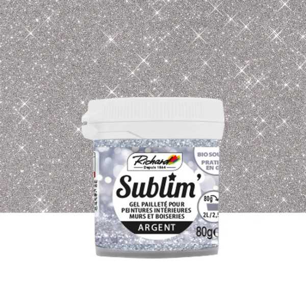 Silver Glitter Gel - 80g jar