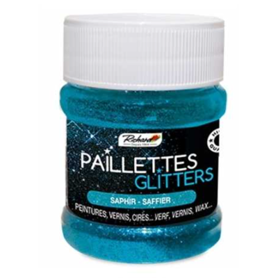 Glitter Safira - pote de 80g
