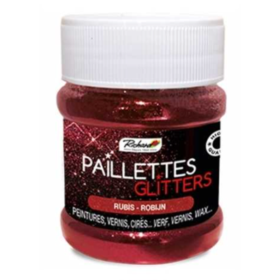 Glitter Rubi - pote de 80g